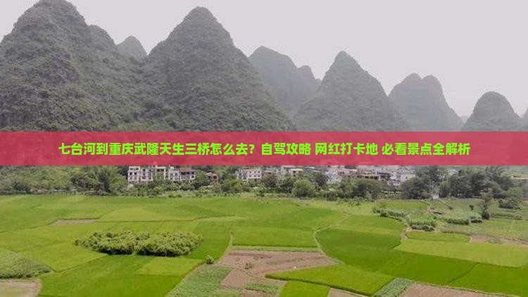 七台河到重庆武隆天生三桥景点