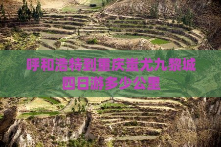 呼和浩特到重庆蚩尤九黎城四日游
