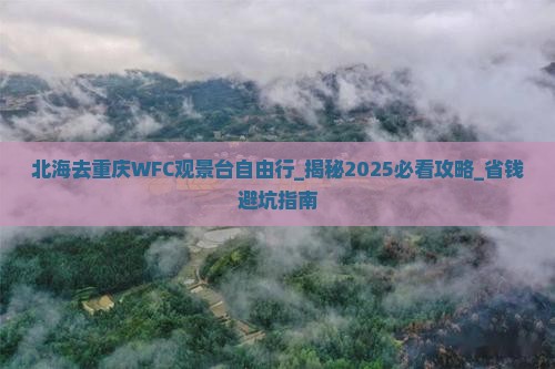 北海去重庆wfc观景台自由行