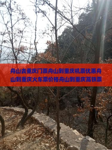 舟山去重庆门票