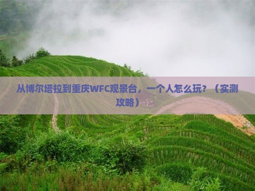 博尔塔拉去重庆wfc观景台个人游