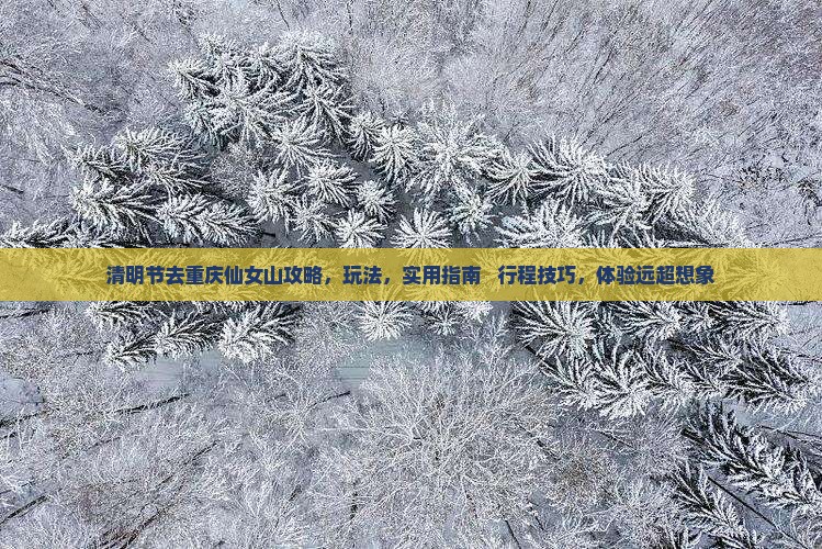 清明节去重庆仙女山攻略