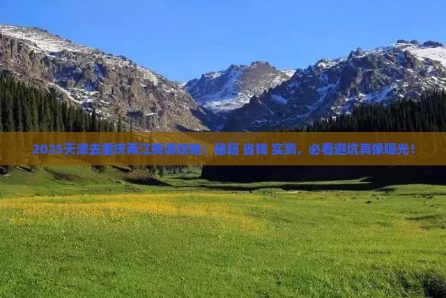 天津去重庆两江夜游攻略