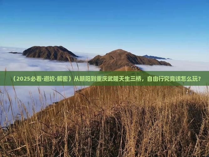 朝阳去重庆武隆天生三桥自由行