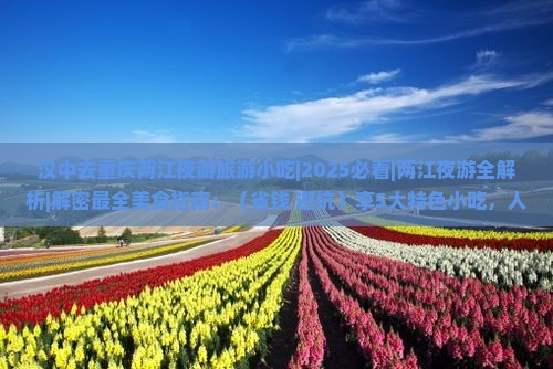 汉中去重庆两江夜游旅游小吃