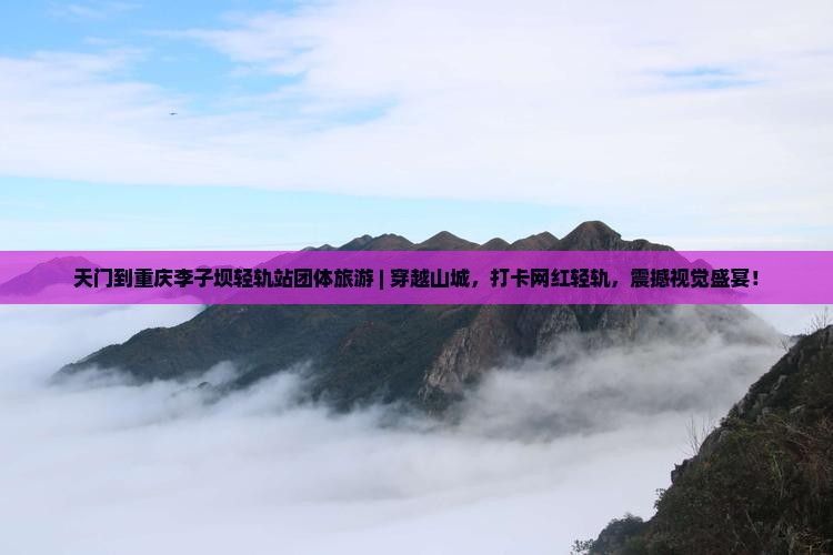 天门到重庆李子坝轻轨站团体旅游