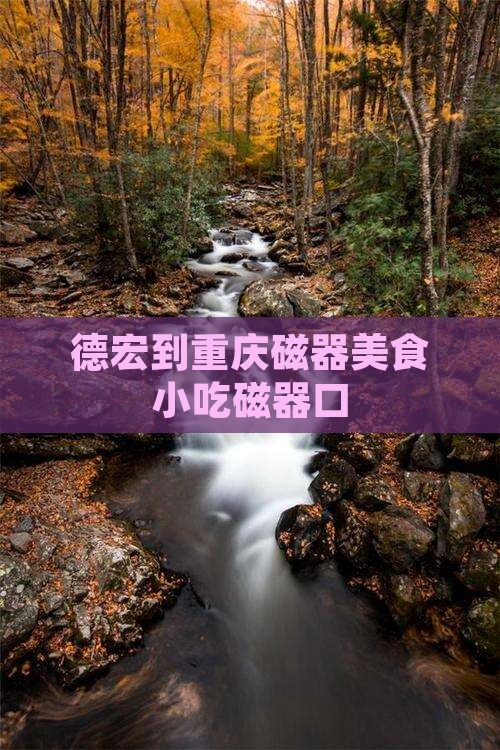 德宏到重庆磁器口旅游小吃