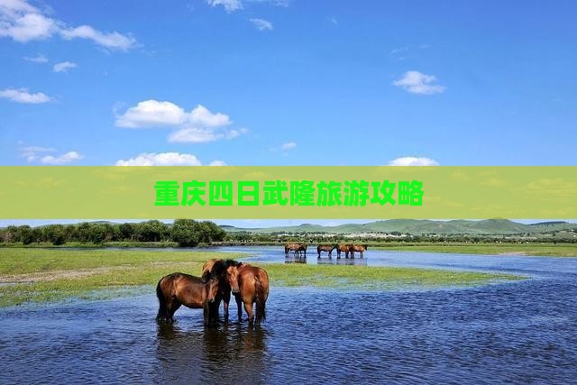 十月到重庆武隆四日游