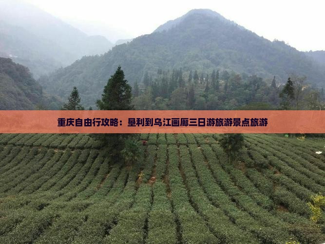 垦利到重庆乌江画廊三日游