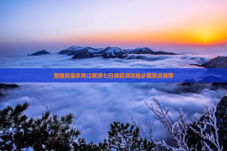 楚雄到重庆两江夜游七日游