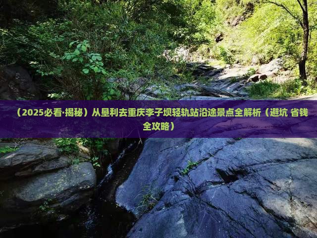 垦利到重庆李子坝轻轨站景点