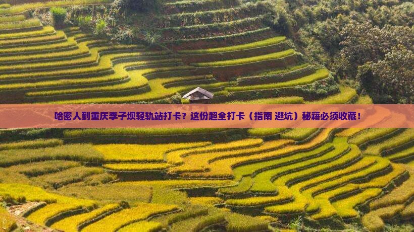哈密去重庆李子坝轻轨站必去地 哈密去重庆李子坝轻轨站必去地