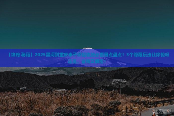 黑河到重庆李子坝轻轨站景点