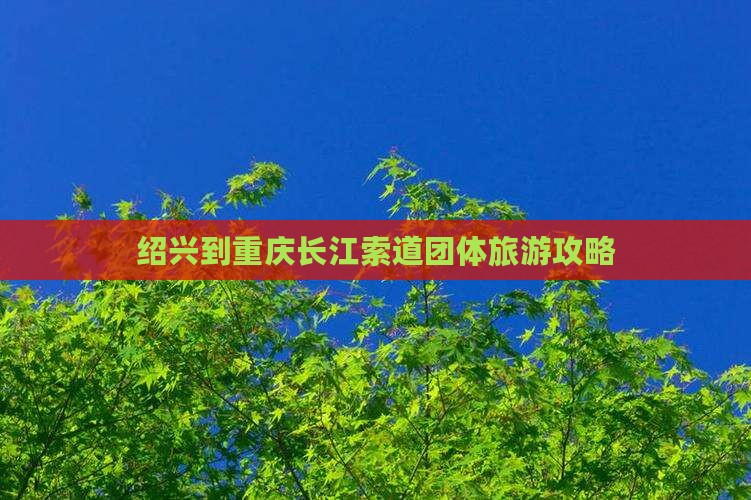 绍兴到重庆长江索道团体旅游