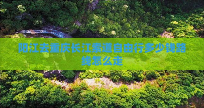 阳江去重庆长江索道自由行