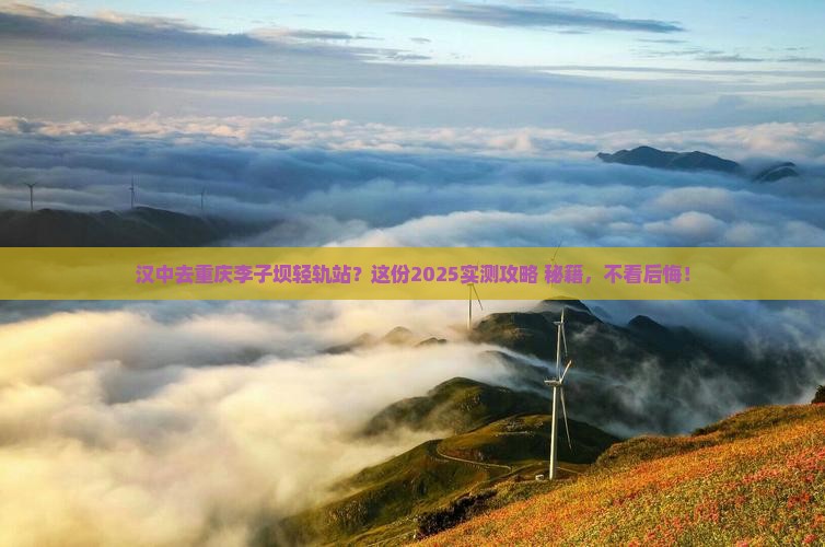 汉中去重庆李子坝轻轨站必去地