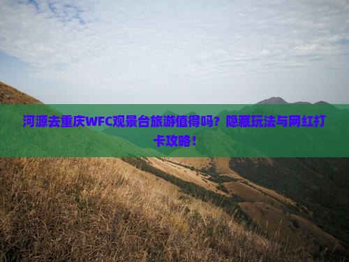河源去重庆wfc观景台旅游
