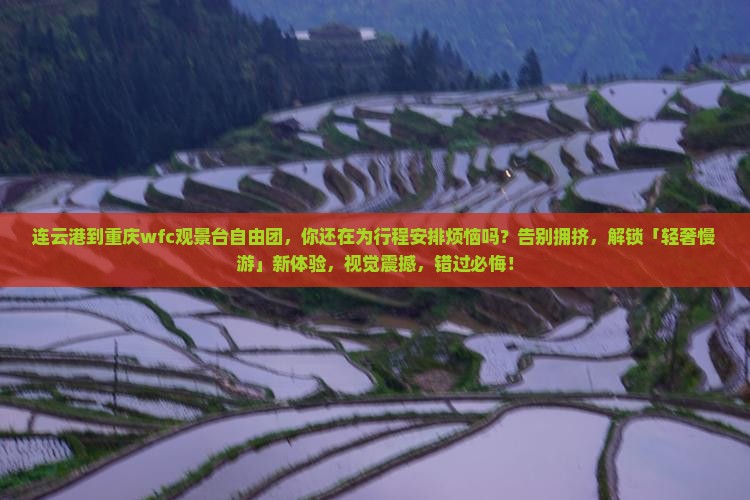 连云港到重庆wfc观景台自由团