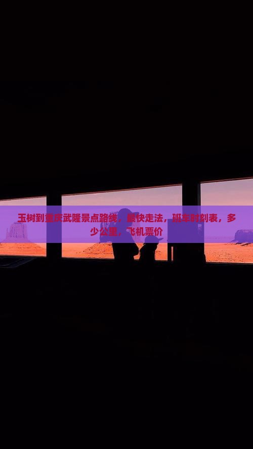 玉树到重庆武隆景点