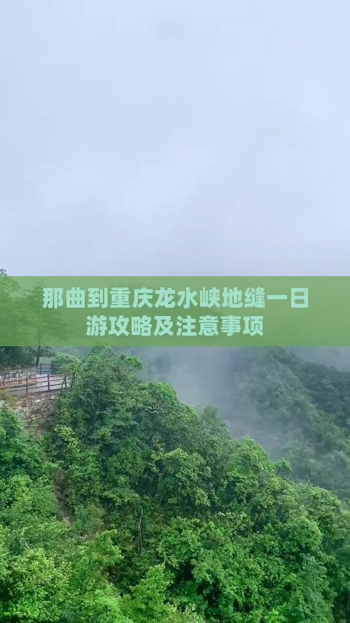 那曲到重庆龙水峡地缝一日