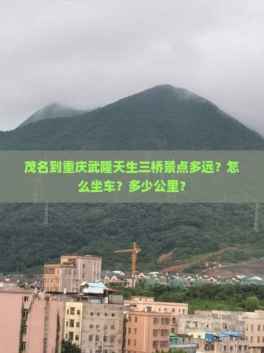 茂名到重庆武隆天生三桥景点