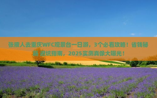 张掖去重庆wfc观景台一日