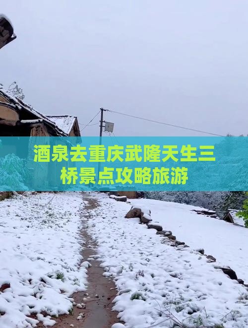 酒泉去重庆武隆天生三桥景点