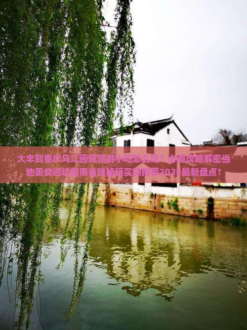 大丰到重庆乌江画廊旅游小吃