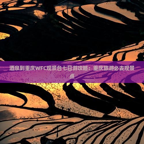 酒泉去重庆wfc观景台七日游