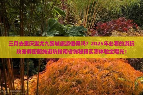 三月到重庆蚩尤九黎城旅游
