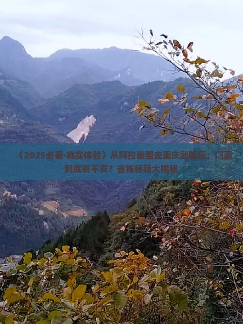 阿拉善盟到重庆武隆门票
