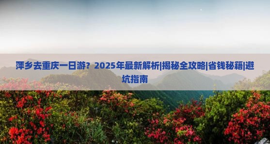 萍乡去重庆一日