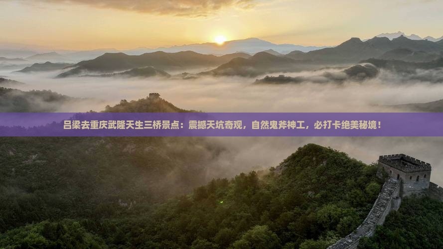 吕梁去重庆武隆天生三桥景点