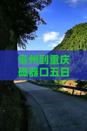 亳州到重庆磁器口五日游