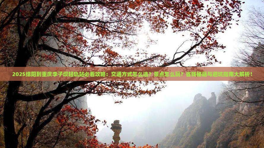 绵阳到重庆李子坝轻轨站景点