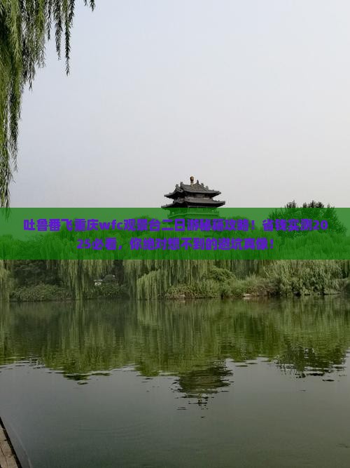 吐鲁番去重庆wfc观景台二日游