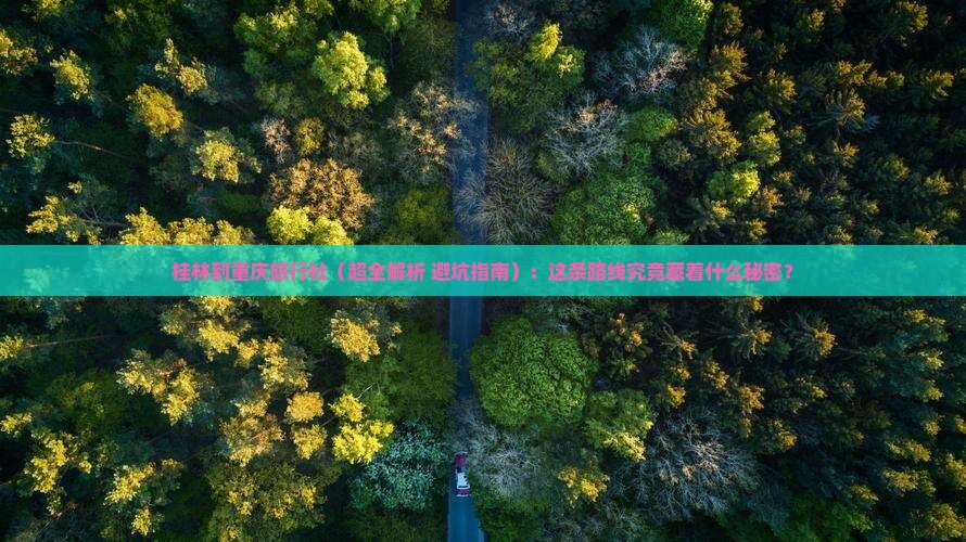 桂林到重庆旅行社 桂林到重庆旅行社