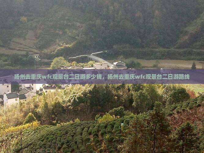 扬州去重庆wfc观景台二日游