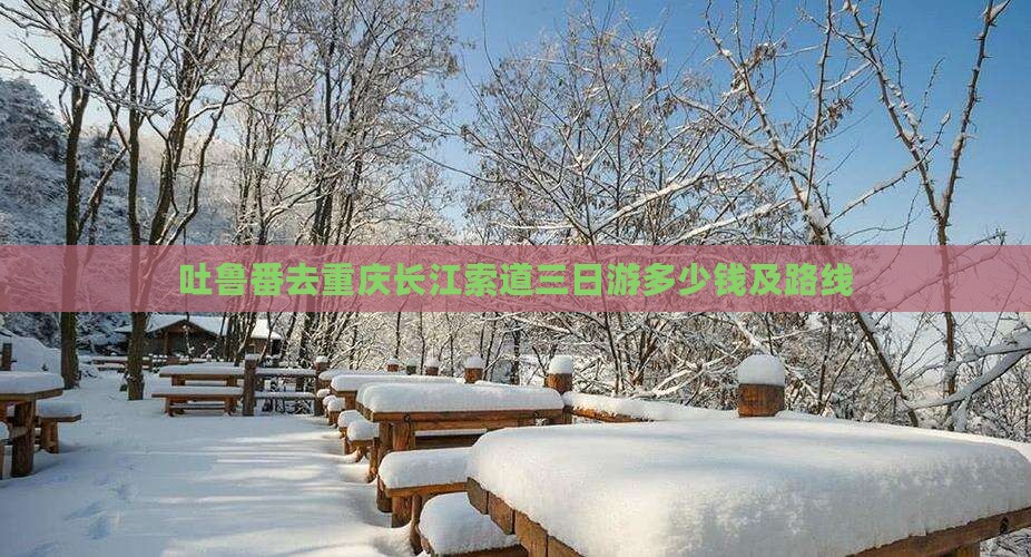 吐鲁番去重庆长江索道三日游