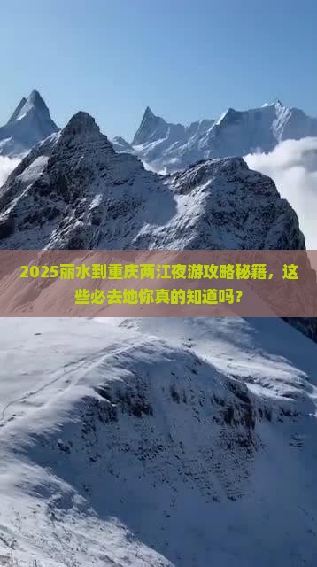 丽水到重庆两江夜游必去地