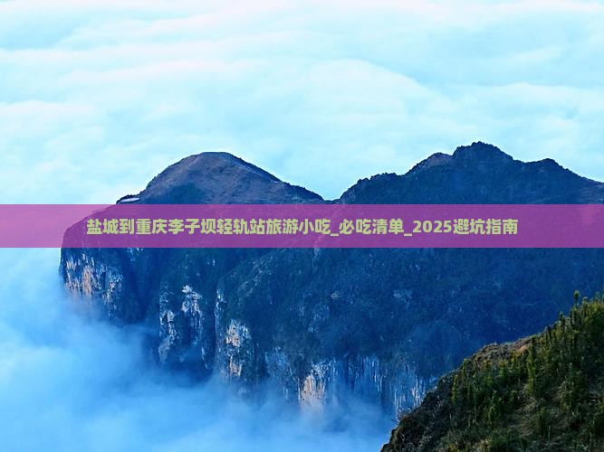 盐城到重庆李子坝轻轨站旅游小吃