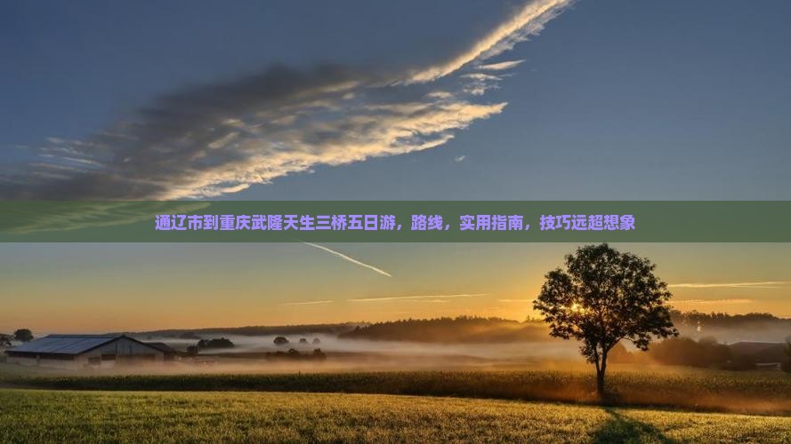 通辽市到重庆武隆天生三桥五日游