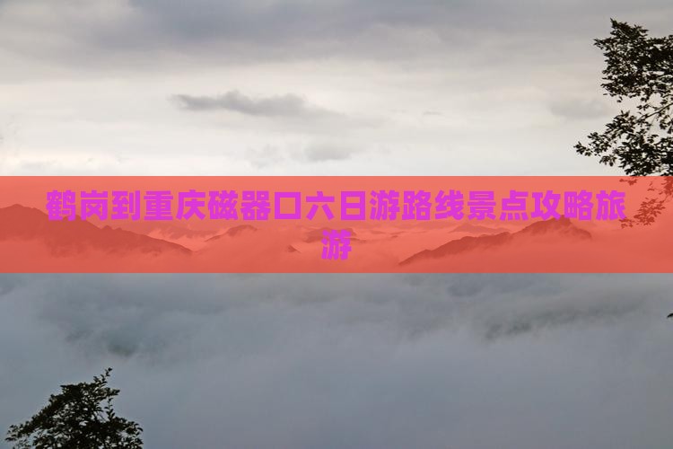 鹤岗到重庆磁器口六日游