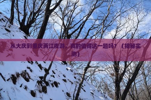 大庆到重庆两江夜游一日