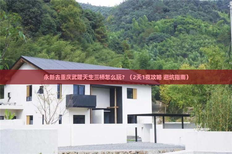永新去重庆武隆天生三桥旅行社
