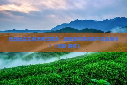 定西去重庆两江夜游必去地