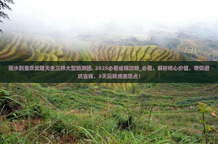 丽水到重庆武隆天生三桥大型旅游团