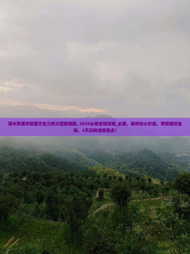 丽水到重庆武隆天生三桥大型旅游团