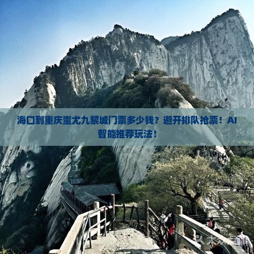 海口到重庆蚩尤九黎城门票