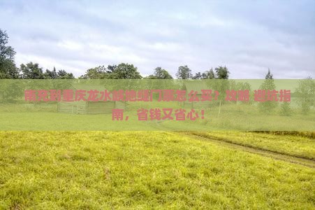 南充到重庆龙水峡地缝门票